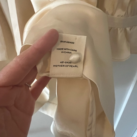 DÔEN Seanna dress, EUC, size small, mother of pearl - Picture 9 of 9